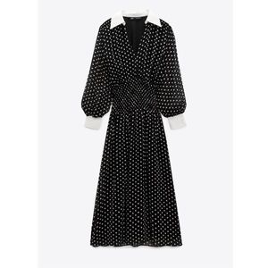 SOLD Zara Polka dot midi dress